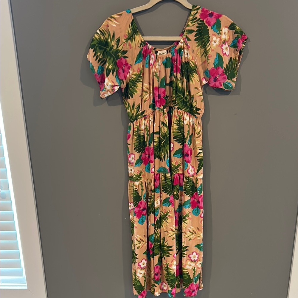 Roxy floral dress size XL
